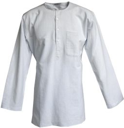 Khadi Kurta White Long Sleeve
